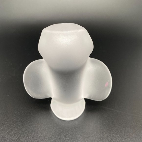 VINTAGE CRISTAL DE SEVRES FRANCE FROSTED CRYSTAL OWL PAPERWEIGHT 3" TALL - Picture 3 of 9